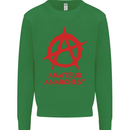 Amateur Anarchist Anarchism Activist Funny Mens Sweatshirt Jumper Irish Green