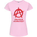 Amateur Anarchist Anarchism Activist Funny Womens Petite Cut T-Shirt Light Pink