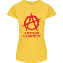 Amateur Anarchist Anarchism Activist Funny Womens Petite Cut T-Shirt Yellow