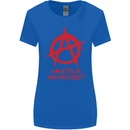 Amateur Anarchist Anarchism Activist Funny Womens Wider Cut T-Shirt Royal Blue