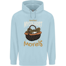 Amateur Mycologist Funny Mushroom Childrens Kids Hoodie Light Blue