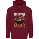 Amateur Mycologist Funny Mushroom Childrens Kids Hoodie Maroon