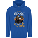Amateur Mycologist Funny Mushroom Childrens Kids Hoodie Royal Blue