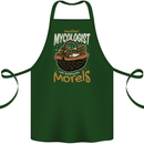 Amateur Mycologist Funny Mushroom Cotton Apron 100% Organic Forest Green