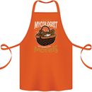 Amateur Mycologist Funny Mushroom Cotton Apron 100% Organic Orange