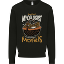 Amateur Mycologist Funny Mushroom Kids Sweatshirt Jumper Black