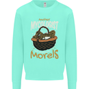 Amateur Mycologist Funny Mushroom Kids Sweatshirt Jumper Peppermint