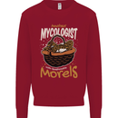 Amateur Mycologist Funny Mushroom Kids Sweatshirt Jumper Red