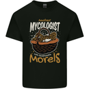 Amateur Mycologist Funny Mushroom Kids T-Shirt Childrens Black