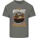 Amateur Mycologist Funny Mushroom Kids T-Shirt Childrens Charcoal