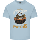 Amateur Mycologist Funny Mushroom Kids T-Shirt Childrens Light Blue