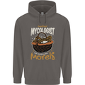 Amateur Mycologist Funny Mushroom Mens 80% Cotton Hoodie Charcoal