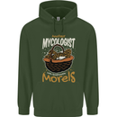 Amateur Mycologist Funny Mushroom Mens 80% Cotton Hoodie Forest Green