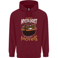 Amateur Mycologist Funny Mushroom Mens 80% Cotton Hoodie Maroon