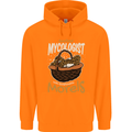 Amateur Mycologist Funny Mushroom Mens 80% Cotton Hoodie Orange