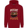 Amateur Mycologist Funny Mushroom Mens 80% Cotton Hoodie Red