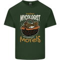 Amateur Mycologist Funny Mushroom Mens Cotton T-Shirt Tee Top Forest Green