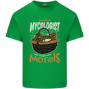 Amateur Mycologist Funny Mushroom Mens Cotton T-Shirt Tee Top Irish Green