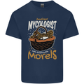 Amateur Mycologist Funny Mushroom Mens Cotton T-Shirt Tee Top Navy Blue