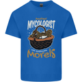 Amateur Mycologist Funny Mushroom Mens Cotton T-Shirt Tee Top Royal Blue