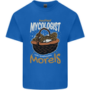 Amateur Mycologist Funny Mushroom Mens Cotton T-Shirt Tee Top Royal Blue