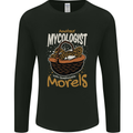 Amateur Mycologist Funny Mushroom Mens Long Sleeve T-Shirt Black