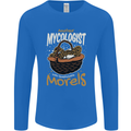 Amateur Mycologist Funny Mushroom Mens Long Sleeve T-Shirt Royal Blue