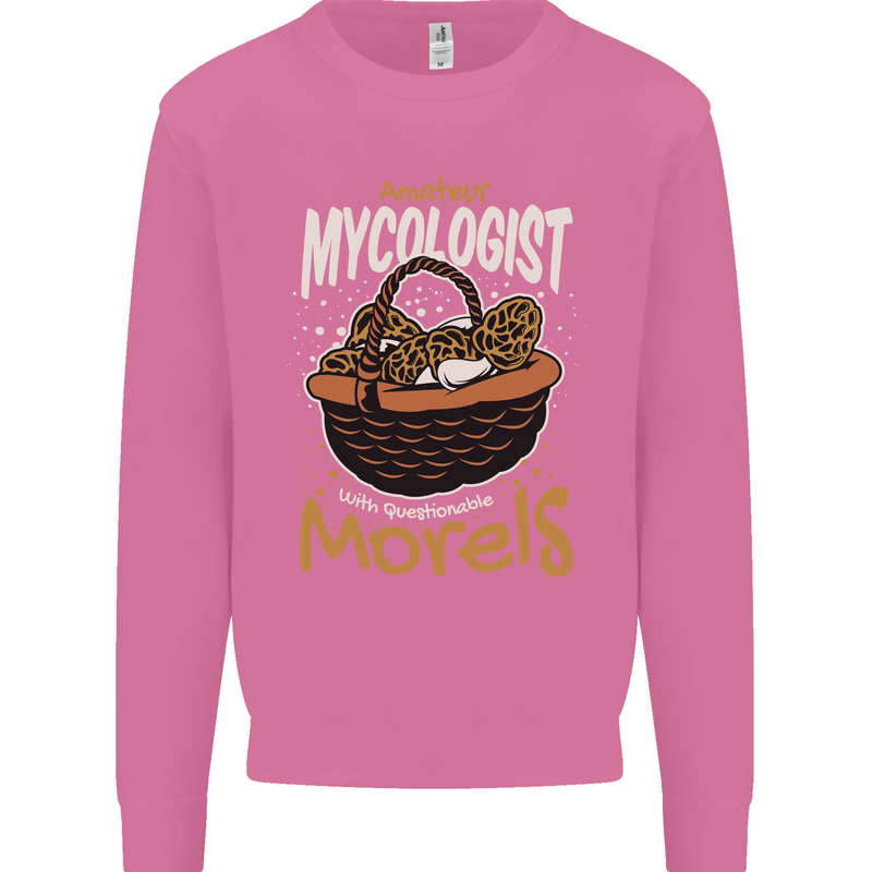 Amateur Mycologist Funny Mushroom Mens Sweatshirt Jumper Azalea