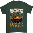 Amateur Mycologist Funny Mushroom Mens T-Shirt 100% Cotton Forest Green