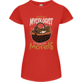 Amateur Mycologist Funny Mushroom Womens Petite Cut T-Shirt Red