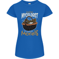 Amateur Mycologist Funny Mushroom Womens Petite Cut T-Shirt Royal Blue