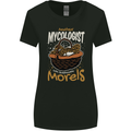 Amateur Mycologist Funny Mushroom Womens Wider Cut T-Shirt Black