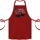 American Badass Muscle Car Cotton Apron 100% Organic Maroon