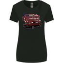American Badass Muscle Car Womens Wider Cut T-Shirt Black