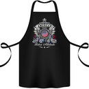 American Biker Attitude Motorcycle America Cotton Apron 100% Organic Black
