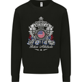 American Biker Attitude Motorcycle America Kids Sweatshirt Jumper Black