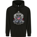 American Biker Attitude Motorcycle America Mens Hoodie Black