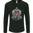 American Biker Attitude Motorcycle America Mens Long Sleeve T-Shirt Black