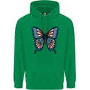 American Butterfly Flag USA July 4th Childrens Kids Hoodie Irish Green