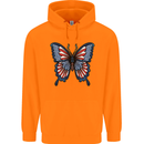 American Butterfly Flag USA July 4th Childrens Kids Hoodie Orange