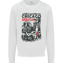 American Chicago Mafia Mens Sweatshirt Jumper White
