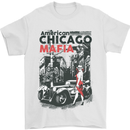 American Chicago Mafia Mens T-Shirt Cotton Gildan White