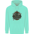 American Custom Garage Biker Motorcycle Childrens Kids Hoodie Peppermint