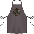 American Custom Garage Biker Motorcycle Cotton Apron 100% Organic Dark Grey