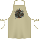 American Custom Garage Biker Motorcycle Cotton Apron 100% Organic Khaki
