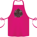 American Custom Garage Biker Motorcycle Cotton Apron 100% Organic Pink