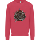 American Custom Garage Biker Motorcycle Kids Sweatshirt Jumper Heliconia