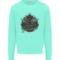 American Custom Garage Biker Motorcycle Kids Sweatshirt Jumper Peppermint