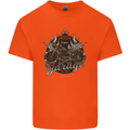 American Custom Garage Biker Motorcycle Kids T-Shirt Childrens Orange