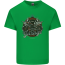 American Custom Garage Biker Motorcycle Mens Cotton T-Shirt Tee Top Irish Green
